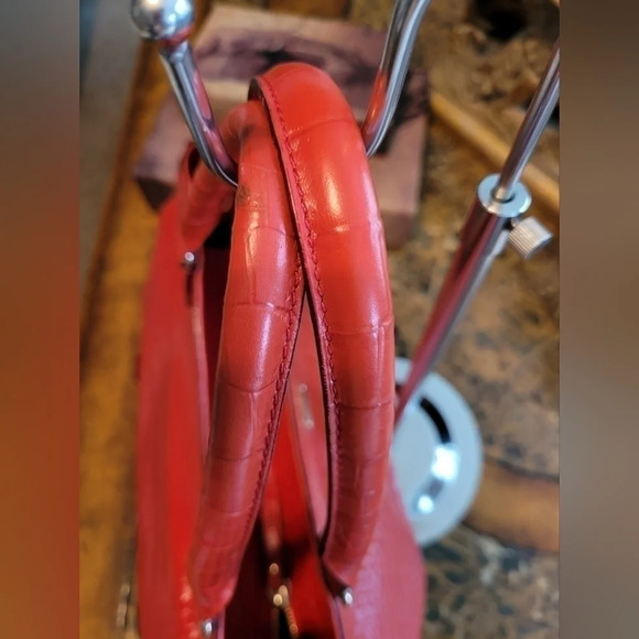 Kate Spade croc embossed leather bag - Picture 5 of 11